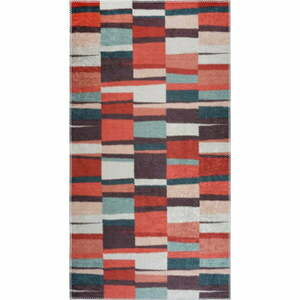 Piros mosható szőnyeg 80x150 cm Blocks of Fun – Vitaus kép