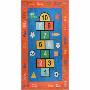 Narancssárga mosható gyerek játszószőnyeg 120x180 cm Hopscotch Orange – Vitaus kép