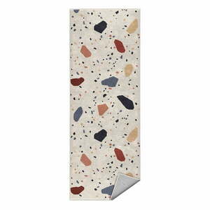 Krémszínű mosható futószőnyeg 80x200 cm Cracked Terrazzo – Mila Home kép