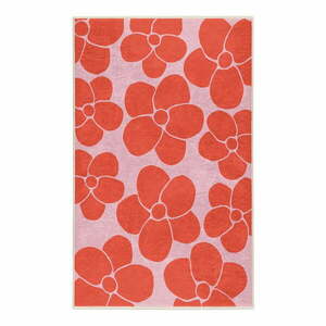 Piros-rózsaszín mosható szőnyeg 80x150 cm Poppy Fields – Mila Home kép