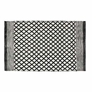 Fekete-fehér újrahasznosított műanyag fürdőszobai kilépő 50x80 cm Tara – Wenko kép
