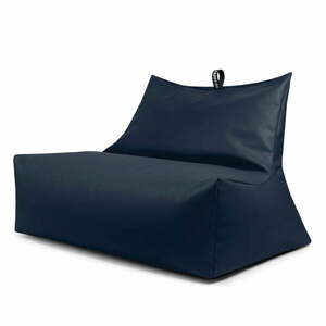 Sötétkék bőrutánzat babzsákfotel Icy Sofa – So Soft? kép