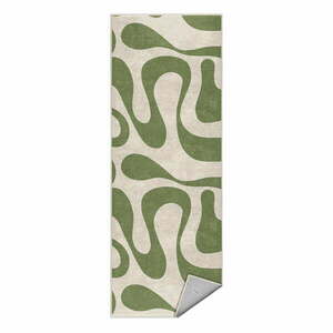Zöld mosható futószőnyeg 80x200 cm Matcha Latte – Mila Home kép