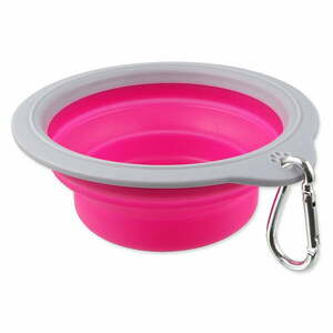 Műanyag utazó tálka kutyáknak ø 18 cm Dog Fantasy – Plaček Pet Products kép