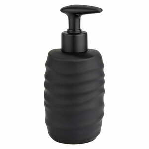 Fekete kerámia szappanadagoló 400 ml Illana – Wenko kép