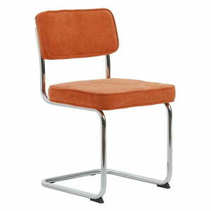 Narancssárga kordbársony étkezőszék Rupert – Unique Furniture kép