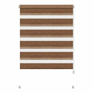 Barna nappali-éjszakai roló 80x150 cm Zebra Natur – Gardinia kép