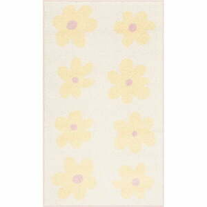 Sárga-elefántcsont színű gyerek szőnyeg 100x170 cm Dazzy Vanilla – FD kép