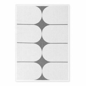 Fekete-fehér kültéri-beltéri szőnyeg 200x290 cm Duet Bowen – NORTHRUGS kép