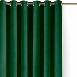 Zöld bársony dimout (részleges sötétítő) függöny 400x225 cm Velto – Filumi kép