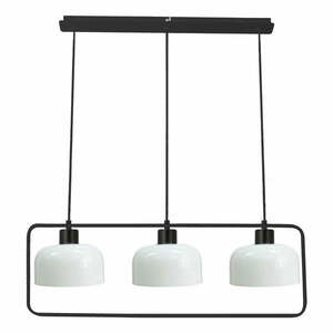 Fekete-fehér függőlámpa üveg búrával Zodiac – Candellux Lighting kép