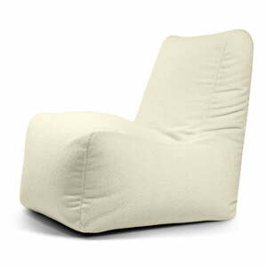 Krémszínű buklé babzsákfotel Seat Lounge – SLOWDOWN kép