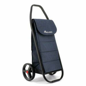 Gurulós bevásárlótáska 53 l Com Tweed Polar Black Tube – Rolser kép