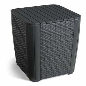 Műrattan kerti tárolóasztal 39x39 cm Luzon – Keter kép