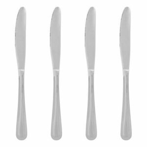 Ezüstszínű rozsdamentes acél étkező kés szett 4 db-os Classic – Premier Housewares kép