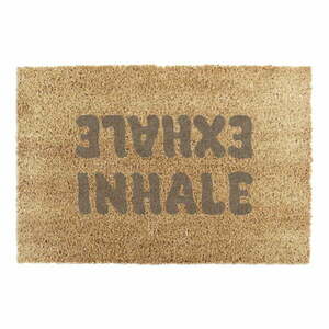 Kókuszrost lábtörlő 40x60 cm Inhale Exhale – Artsy Doormats kép