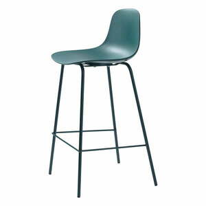 Petróleum színű műanyag bárszék (ülésmagasság 67, 5 cm) Whitby – Unique Furniture kép