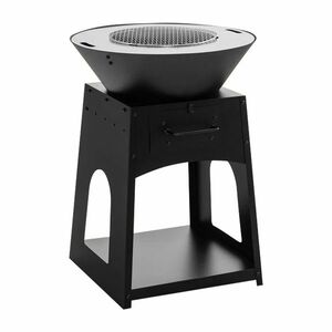 Kerti grillsütő tárolóval kép