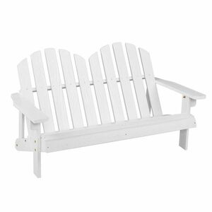 2 személyes adirondack szék gyerekeknek, fehér kép