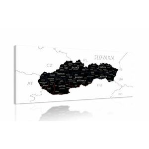 Modern Szlovákia térkép kép kép