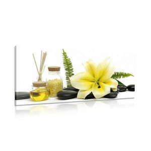 Kép liliom és wellness csendélet kép