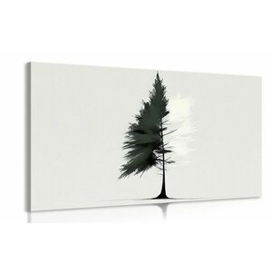 Kép minimalista tűlevelű fa kép