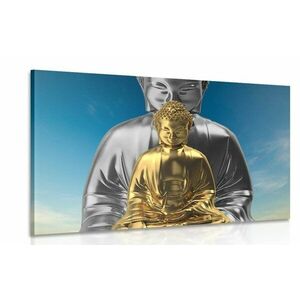 Kép meditáló Buddhák kép