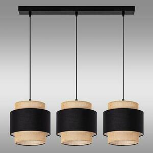 Lámpa W-L 1204/3 JUTE/BLACK LW3 kép