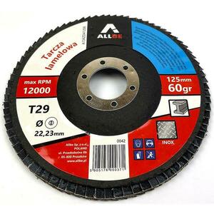 Lamellás csiszolókorong fémhez 125 mm P60 kép