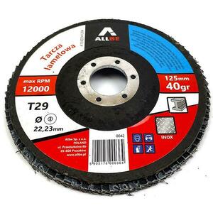 Lamellás csiszolókorong fémhez 125 mm P40 kép