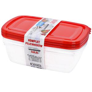 Tartálykészlet 3x0, 9l 660-00 kép