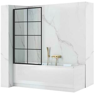 Kád üveglap Lagos-1 fix rögzített 70x140 black kép