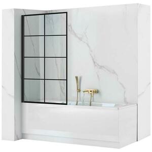Kád üveglap Lagos-1 fix rögzített 80x140 black kép