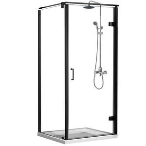 Zuhanykabin Maja 80X80X190 fekete profil kép