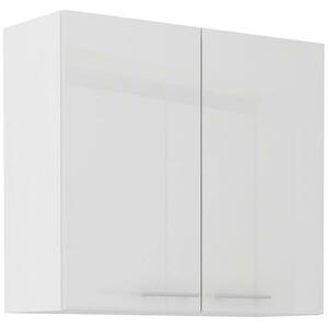 Konyhaszekrény Lara 80g-72 2f Mdf Fehér fényes kép