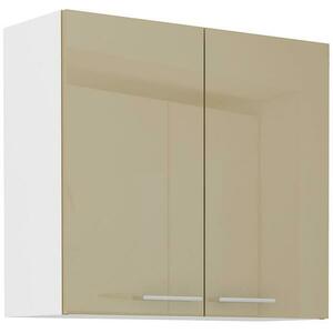 Konyhaszekrény Lara 80g-72 2f Mdf Cappucino fényes kép