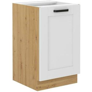 Konyhaszekrény LUNA fehér mat/artisan 50zl 1f bb kép