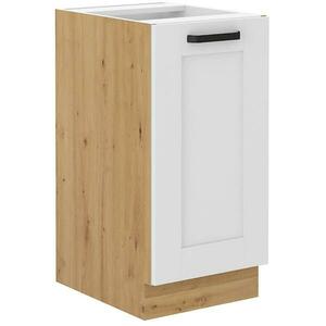 Konyhaszekrény LUNA fehér mat/artisan 40d 1f bb kép