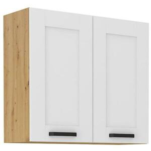 Konyhaszekrény LUNA fehér mat/artisan 80g-72 2f kép