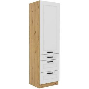 Konyhaszekrény LUNA fehér mat/artisan 60dks-210 3s 1f kép