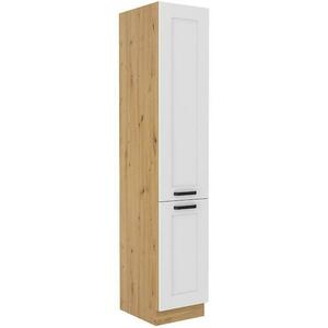 Konyhaszekrény LUNA fehér mat/artisan 40dk-210 2f kép