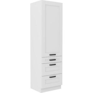 Konyhaszekrény LUNA fehér mat/fehér 60dks-210 3s 1f kép