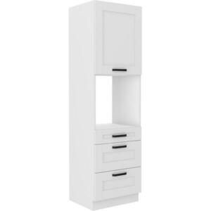 Konyhaszekrény LUNA fehér mat/fehér 60dps-210 3s 1f kép