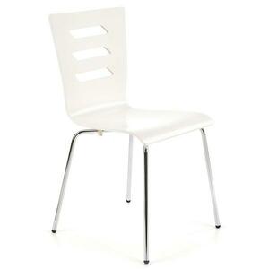 Szék K155 fém/fa fehér 46x47x85 kép