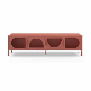 Téglavörös TV-állvány 180x50 cm Tayra – Marckeric kép