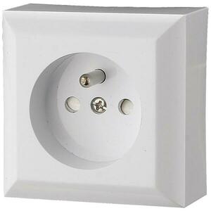 Egyetlen aljzat Z/U IP20 GAO white 20455 kép