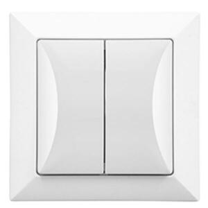 Dupla kapcsoló POLA white 33022 kép