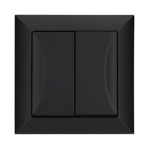 Dupla kapcsoló POLA black 33201 kép