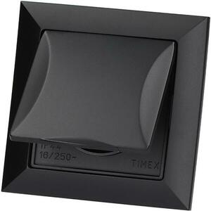 Egyetlen aljzat IP44 POLA black 33209 kép