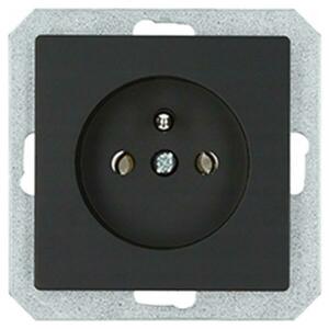 Egyetlen aljzat 2p+z MEDIUM black 33508 kép
